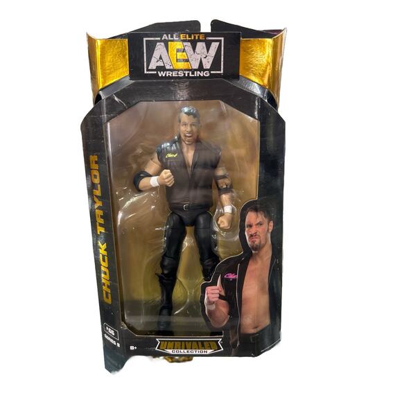 AEW All Elite Wrestling Unrivaled Collection Series 8 Chuck Taylor Action Figure - Picture 1 of 4